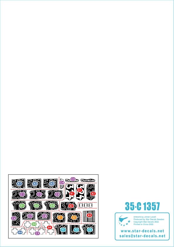 Star Decals 35-C1357 East Front Tigers s.Pz.Abt. 501 1943-44 1/35 – immagine 2