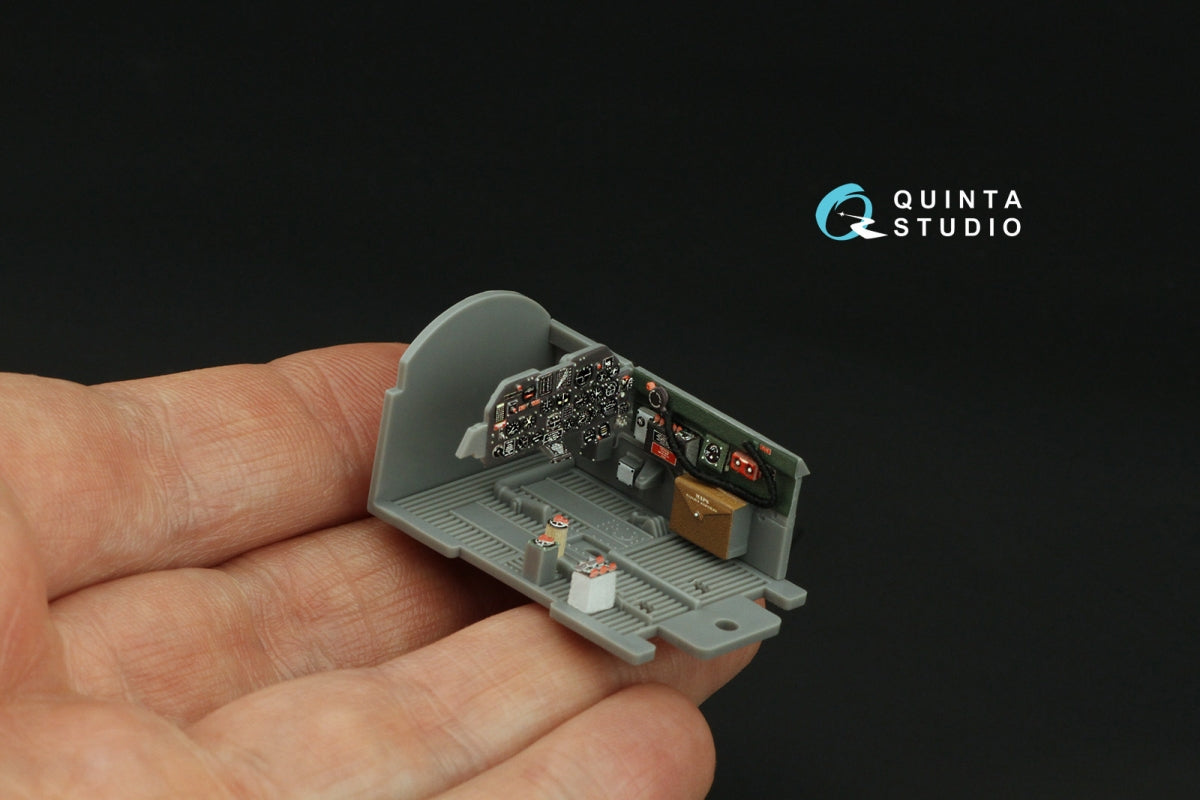 Quinta Studio QD48412 P-47D Thunderbolt Bubbletop 3D-Printed &amp;amp; colored Interior on decal paper (Tamiya) 1/48 – image 8