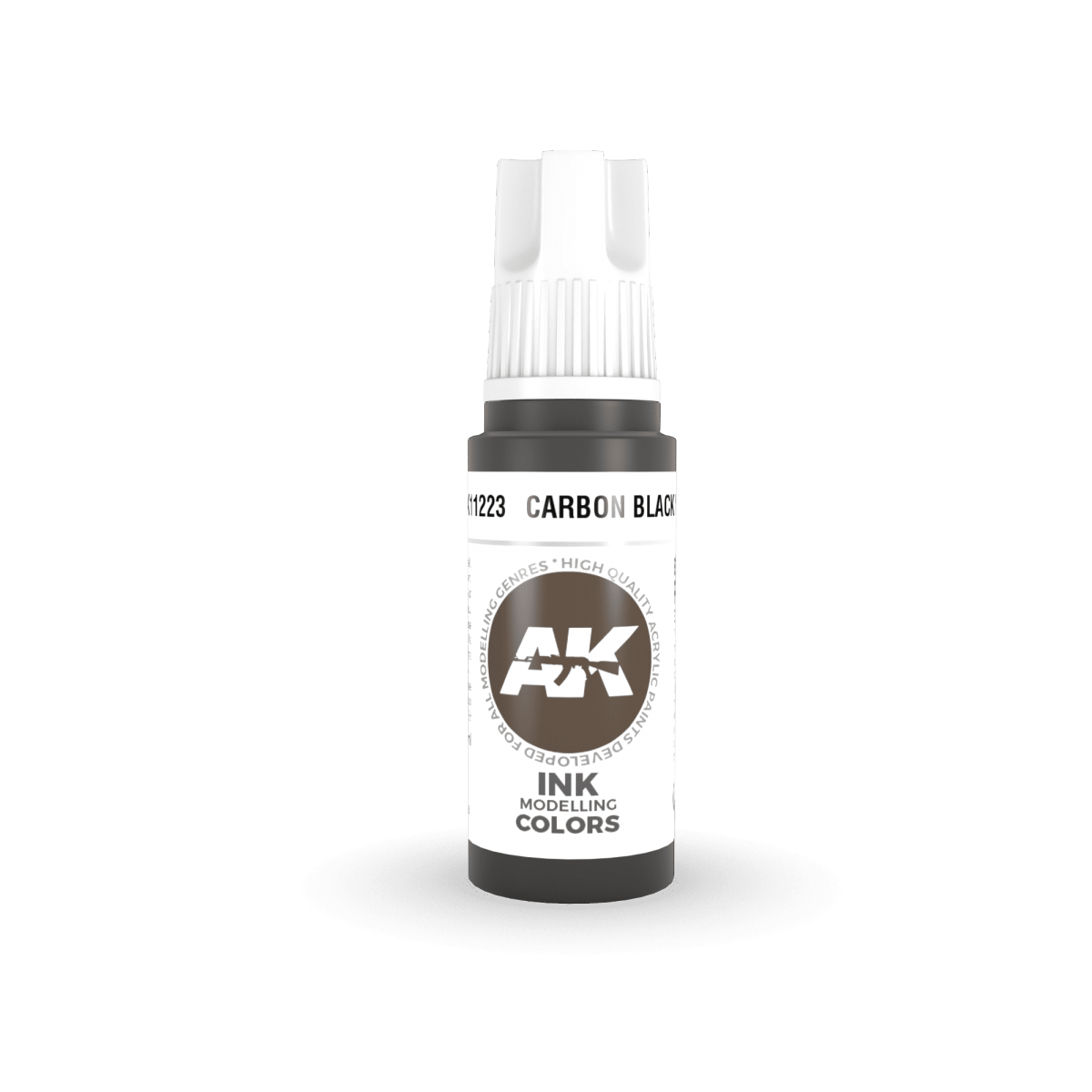 AK Interactive AK11223 CARBON BLACK – INK 17ml – zdjęcie 2