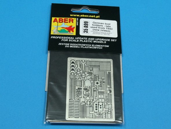 Aber 35A099 German tool holders late used from 1943 (new relase) 1/35 – immagine 3