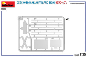 Miniart 35655 CZECHOSLOVAKIAN TRAFFIC SIGNS 1930-40&amp;#39;s 1/35 – image 3