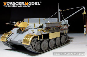 Maquette Voyager PE35979 Bergepanther Ausf.A allemand de la Seconde Guerre mondiale (type ancien, porte-outils Panther A) - Base pour TAKOM 2101 au 1/35 – image 3