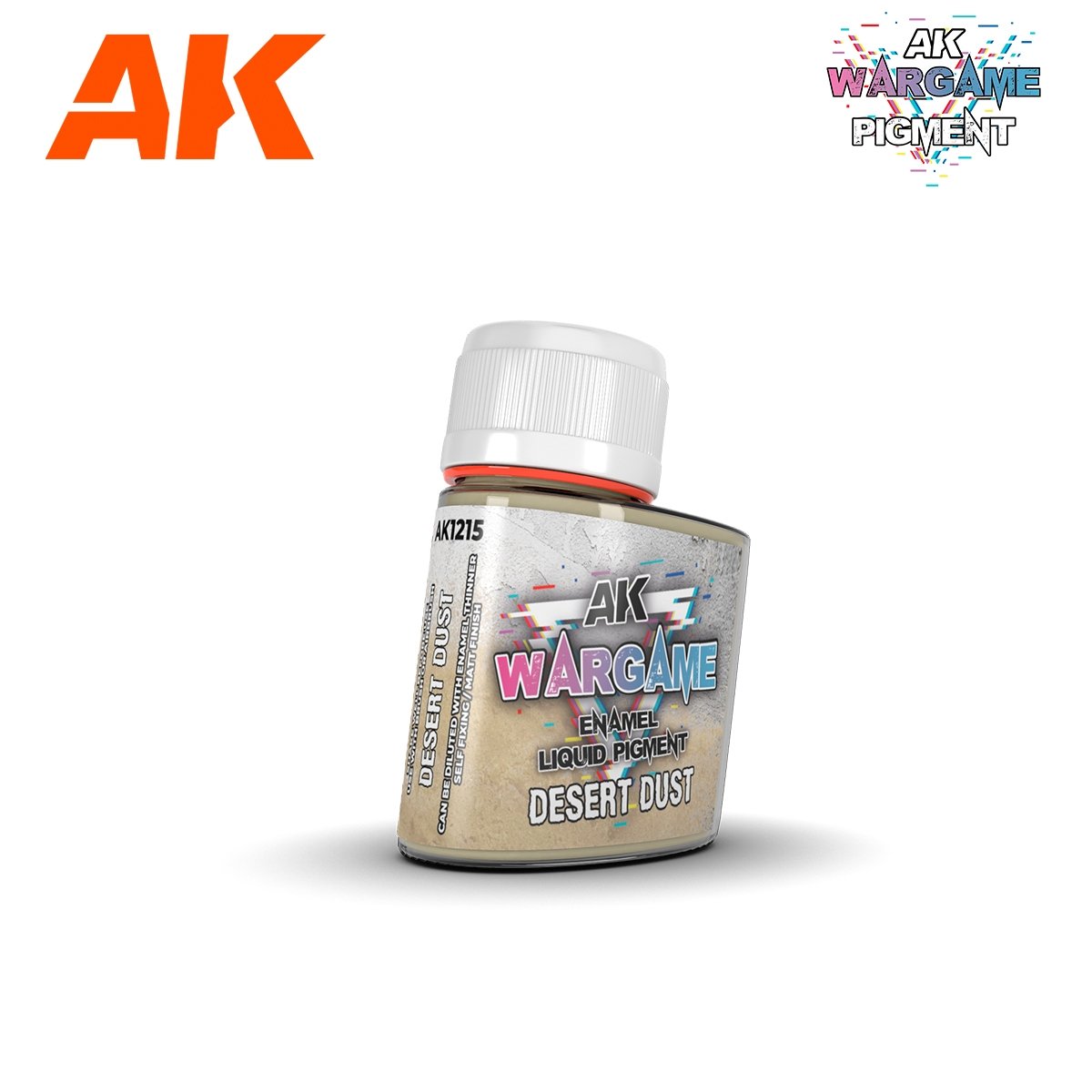 AK Interactive AK1215 DESERT DUST – ENAMEL LIQUID PIGMENT 35ml