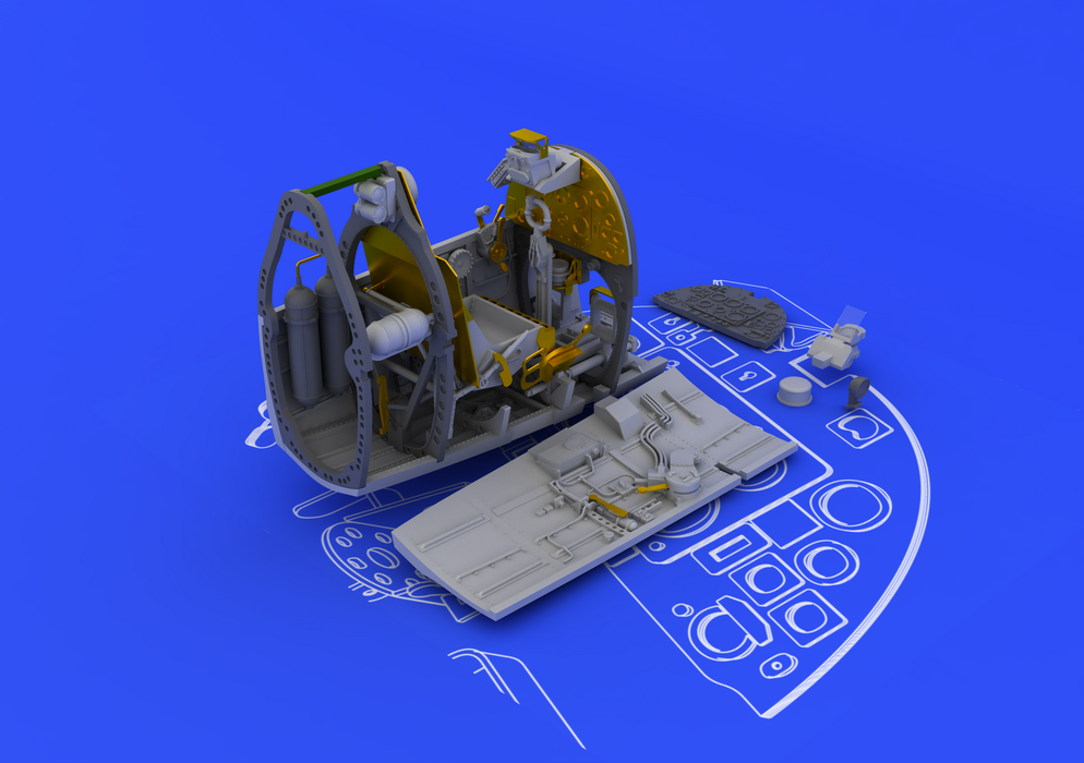 Eduard 648100 Spitfire Mk. IX cockpit 1/48 (Eduard) – immagine 3