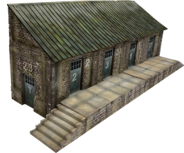 RT-Diorama 35023 RAILROAD WAREHOUSE 1/35 – imagen 5