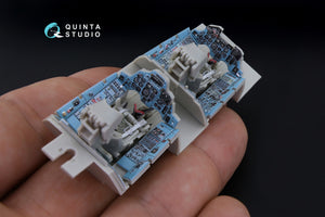 Quinta Studio QD48181 Su-27UB 3D-Printed coloured Interior on decal paper (for KittyHawk kit) 1/48 – Bild 10