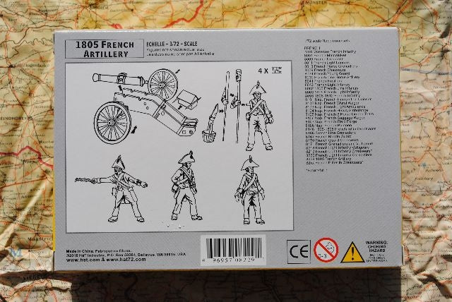 Hat 8229 1805 French Artillery 1/72