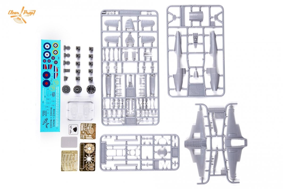 Clear Prop! CP72001 GLOSTER E28/39 PIONEER EXPERT KIT 1/72 – image 4