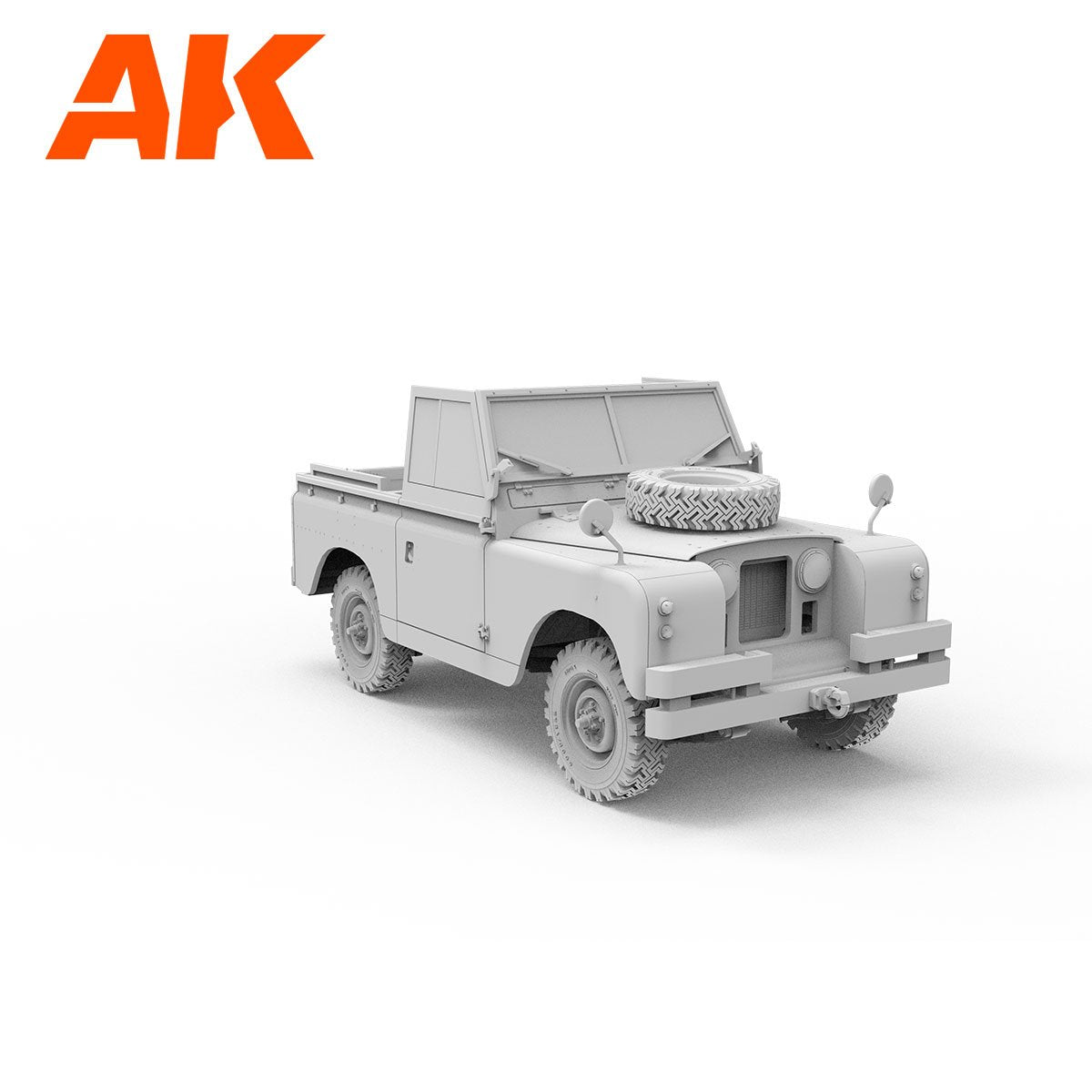 AK Interactive AK35012 LAND ROVER 88 SERIES IIA ROVER 8 1/35 – immagine 5