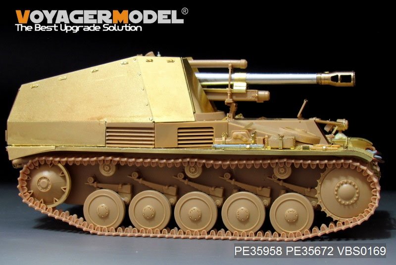 Maquette Voyager PE35958 Obusier automoteur allemand Wespe Basic de la Seconde Guerre mondiale pour TAMIYA 35200/35358 au 1/35 – image 22