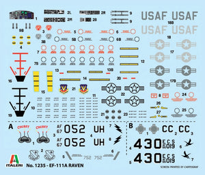 Italeri 1235 EF-111 A Raven 1/72 – immagine 3