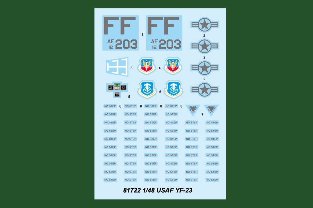 Hobby Boss 81722 USAF YF-23 1/48 – immagine 3