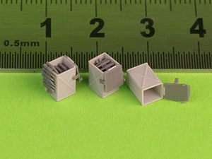 Boîtes de munitions Master GM-35-071 D68375 (50 cartouches) pour fusil Browning M2 .50 - utilisées au début de la Seconde Guerre mondiale (6 pièces) - OUVERTES 1/35 – image 3