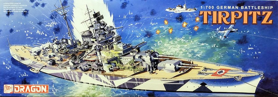 Dragon 7047 Cuirassé allemand Tirpitz (1/700)