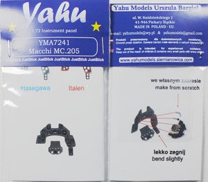 Yahu YMA7241 MC.205 (Italeri / Hasegawa) 1/72