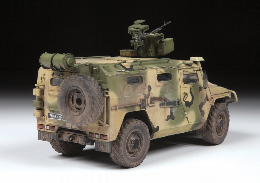 Zvezda 3683 Tigr-M with remote controlled turret Arbalet-DM 1/35 – zdjęcie 4