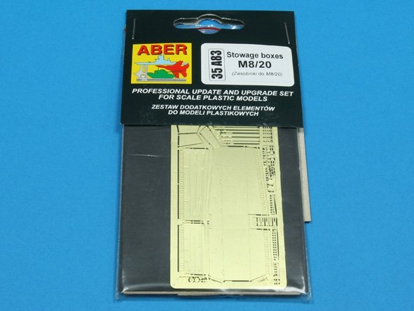 Aber 35A083 Stowage boxes for M 8/20 1/35 – imagen 3