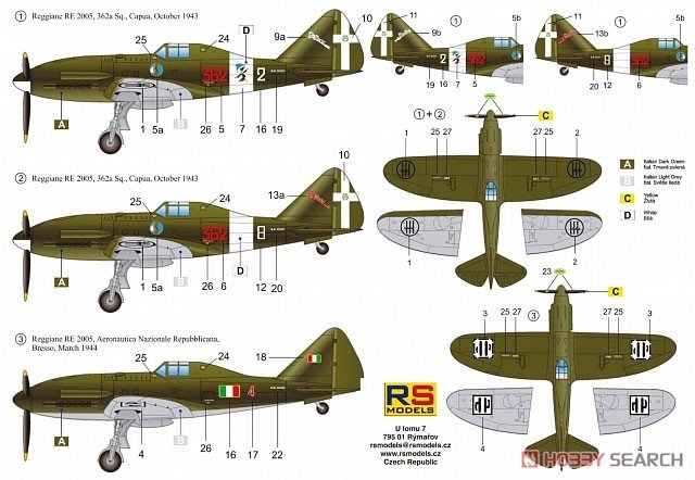 RS Models 92256 Reggiane 2005 1/72 – zdjęcie 5