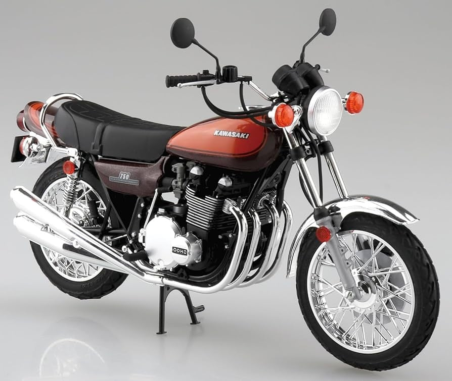 Aoshima 06676 Kawasaki Z2 750RS &amp;#39;73 Custom 1/12 – image 2