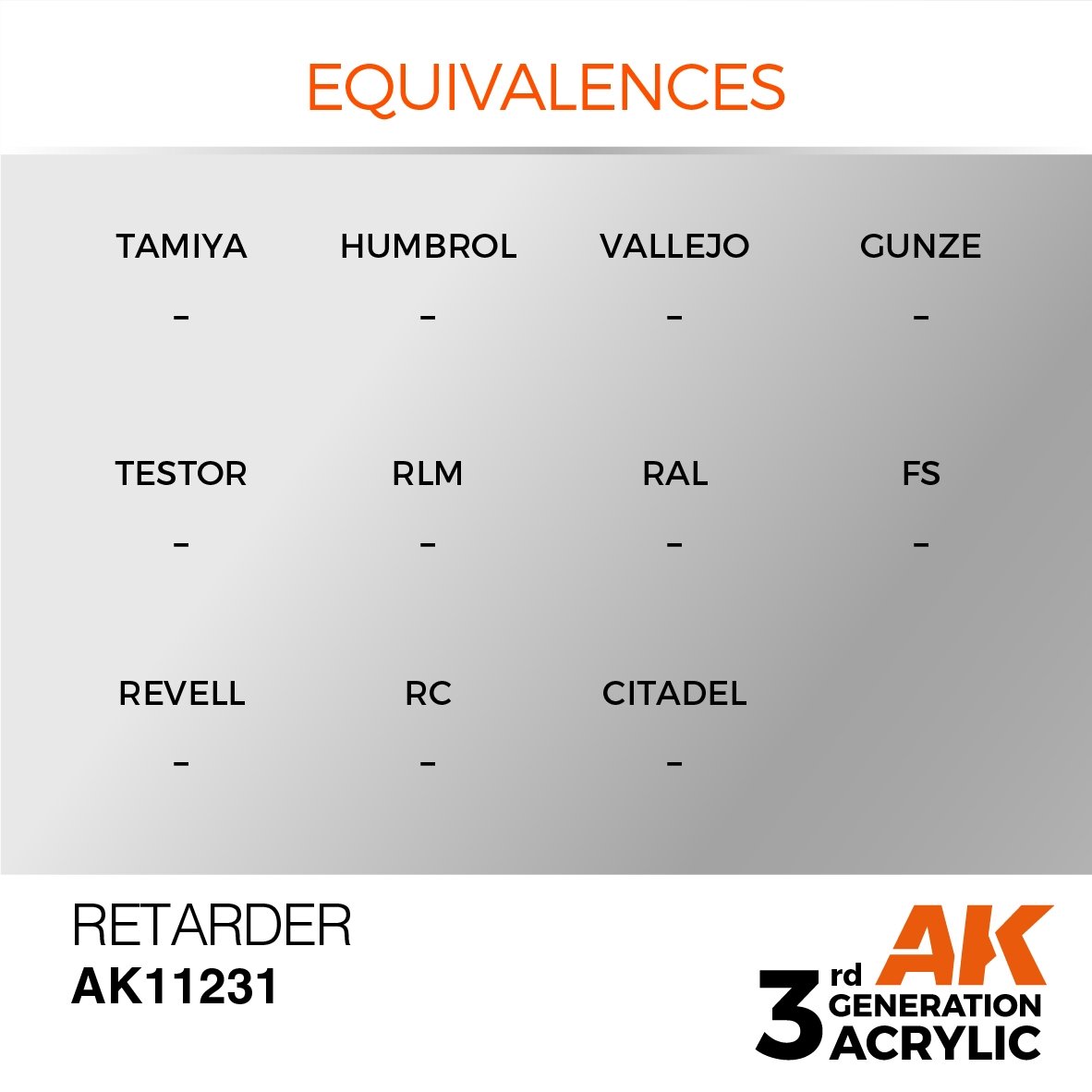 AK Interactive AK11231 RETARDER – AUXILIARY 17ml – immagine 3