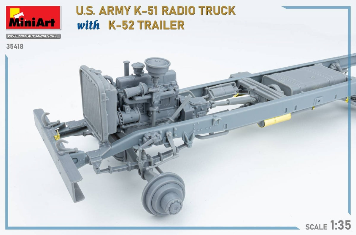 MiniArt 35418 US ARMY K-51 RADIO TRUCK WITH K-52 TRAILER. INTERIOR KIT 1/35 – Bild 19