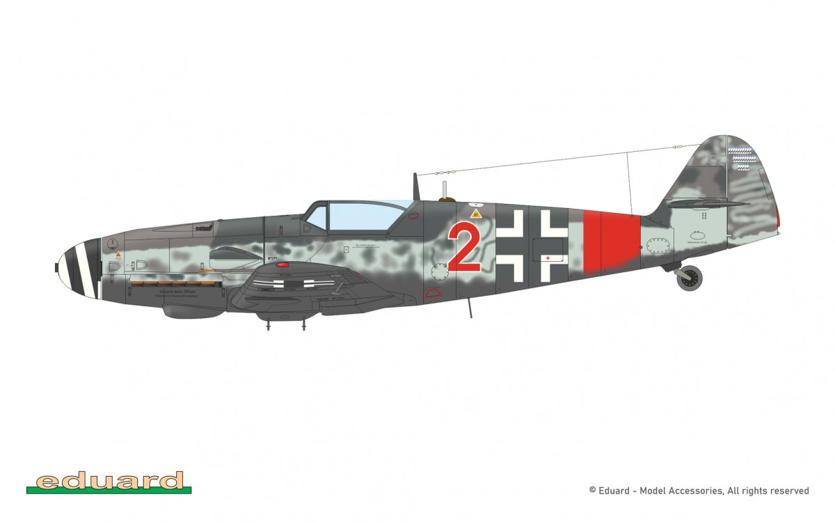 Eduard 2150 Gustav Pt.3 Dual Combo - Bf 109G-6/AS And Bf 109G-14/AS - The Limited Edition 1/72 – Bild 3