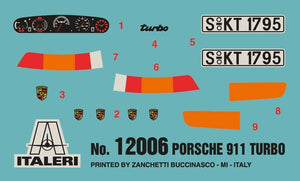 Italeri 12006 Porsche 911 Turbo My First Model Kit 1/24 – imagen 3