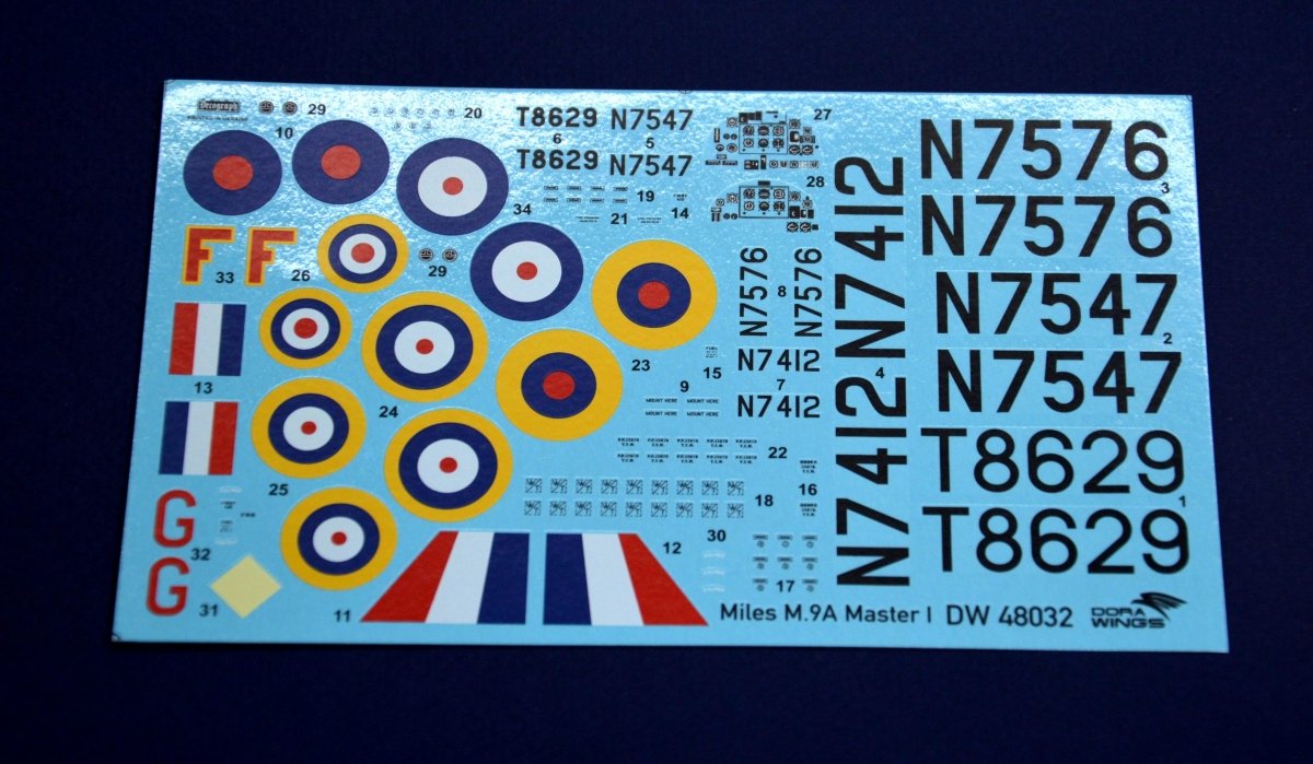 Dora Wings 48033 Miles M.9 Master 1/48 – zdjęcie 3