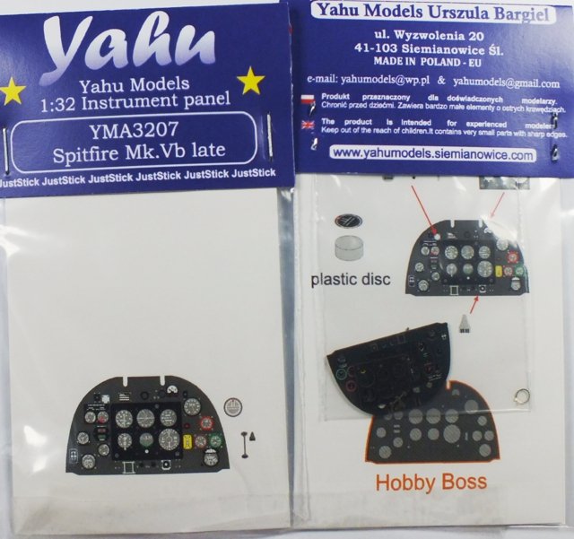 Yahu YMA3207 Spitfire Mk.V late	(Hobby Boss) 1/32
