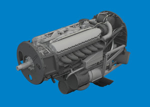 Eduard 6481130 P-40N engine PRINT EDUARD 1/48