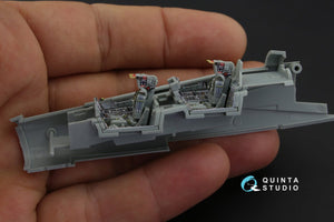 Quinta Studio QD72024 F-14A 3D-Printed &amp;amp; coloured Interior on decal paper (for Academy kit) 1/72 – immagine 5