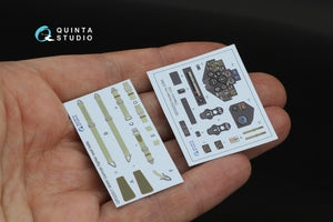 Quinta Studio QD32253 Horten Ho 229A 3D-Printed &amp;amp; coloured Interior on decal paper (Takom) 1/32 – immagine 3