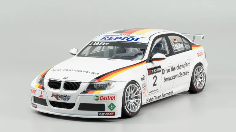 Nunu PN24037 BMW 320si E90 2008 WTCC Brands Hatch Winner 1/24 – immagine 2