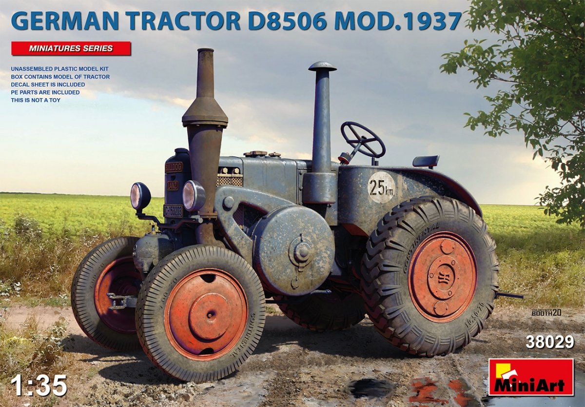 MiniArt 38029 TRACTEUR ALLEMAND D8506 MOD. 1937 1/35