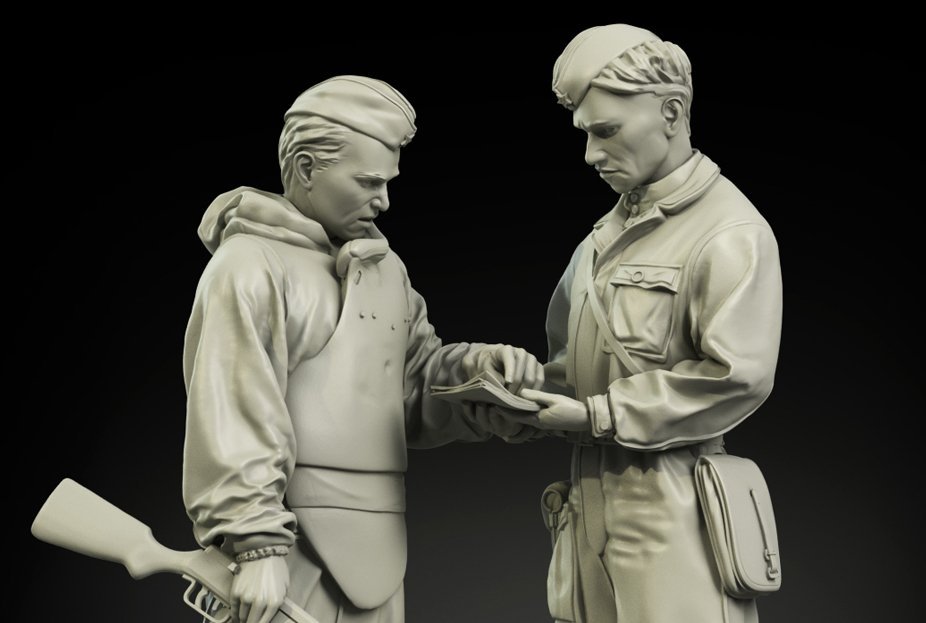Panzer Art FI35-038 Soviet officers briefing set 1/35 – zdjęcie 2