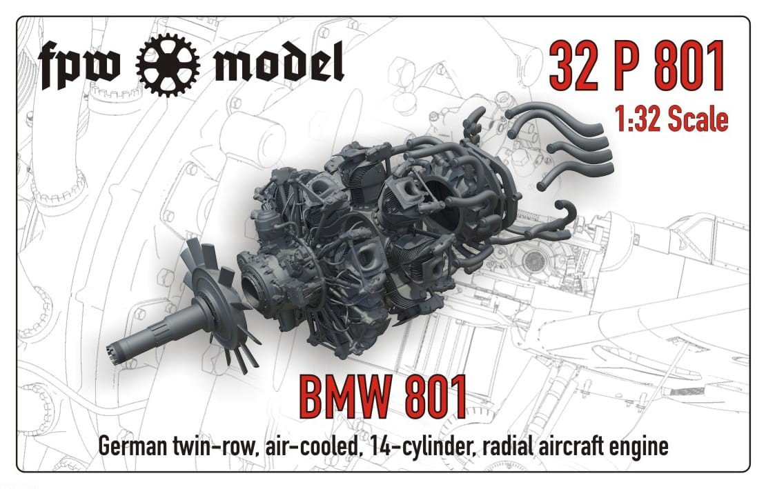 FPW Model 32P801 BMW 801 1/32