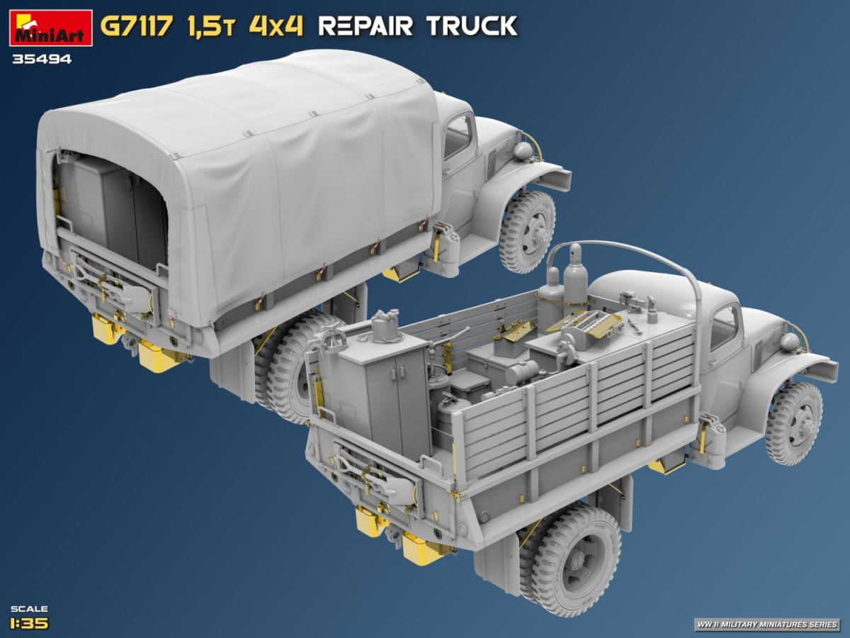 MiniArt 35494 G7117 1,5T 4x4 Repair Truck 1/35 – Bild 41