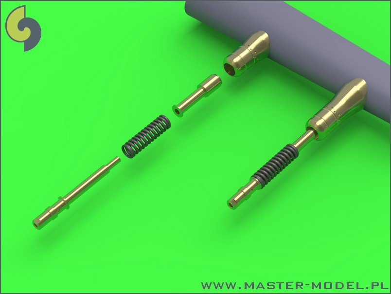 Master AM-32-075 Hawker Hurricane Mk IIC - Hispano Mk II 20mm cannons (with round recoil springs) 1/32 – immagine 2