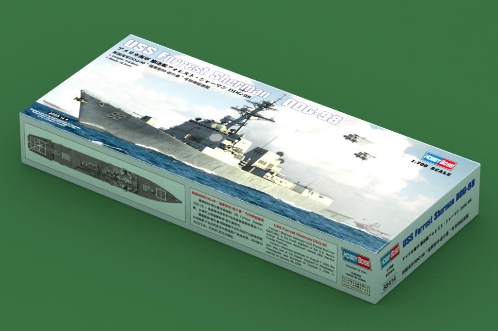 Hobby Boss 83414 USS Forrest Sherman DDG-98 1/700 – Bild 2