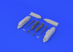 Eduard 632035 Bf 109G cannon pods 1/32 (Revell) – immagine 5
