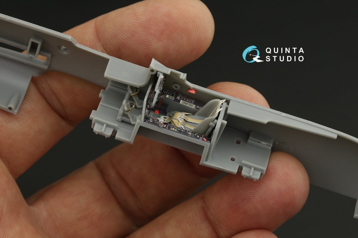 Quinta Studio QD48296 FW 190D-9 3D-Printed &amp;amp; coloured Interior on decal paper (HobbyBoss) 1/48 – immagine 9