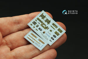 Quinta Studio QD48492 A6M2 Zero Mitsubishi Production 3D-Printed coloured Interior on decal paper (Eduard) 1/48 – imagen 3