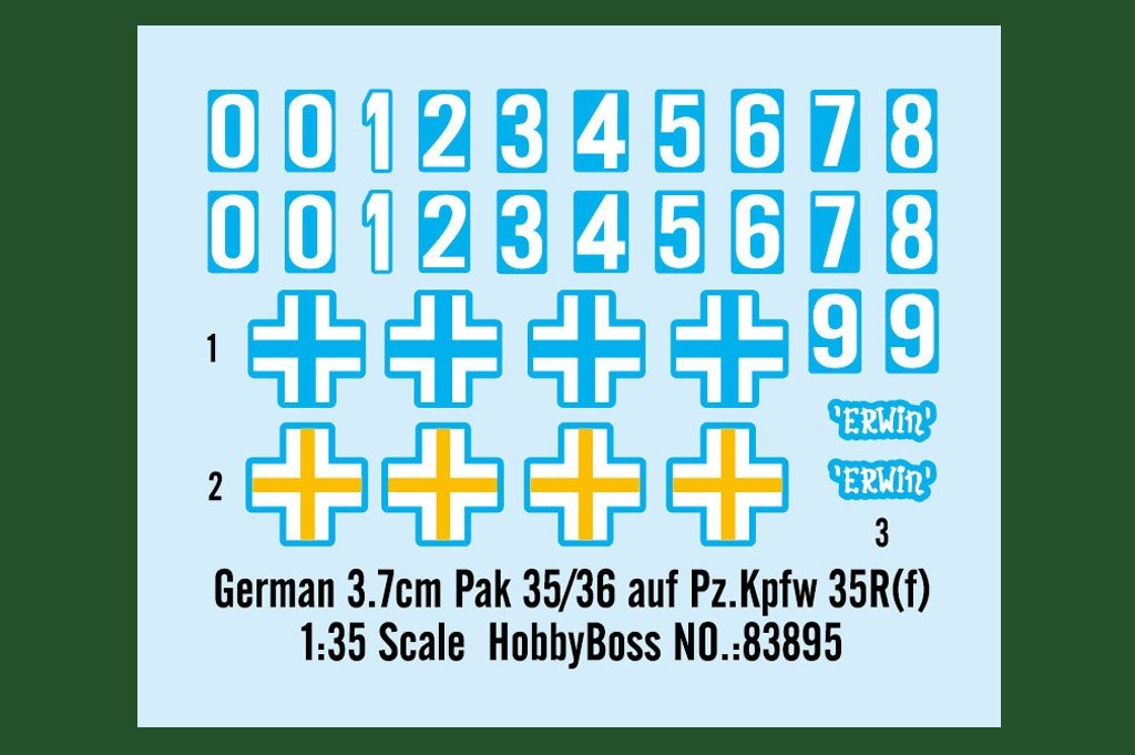 Hobby Boss 83895 German 3.7cm Pak 35/36 auf Pz.Kpfw 35R(f) 1/35 – immagine 2