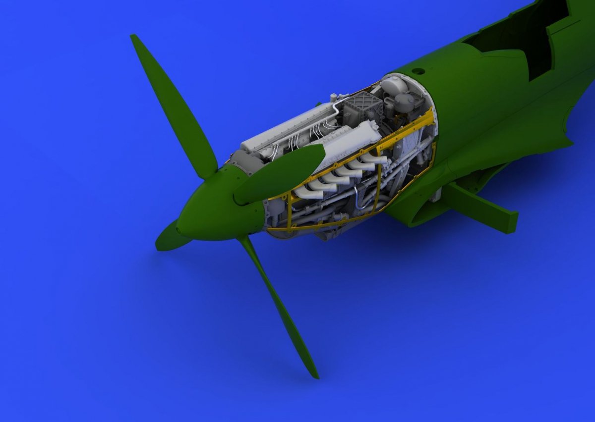 Eduard 648200 Spitfire Mk. VIII engine 1/48 (EDUARD) – zdjęcie 4