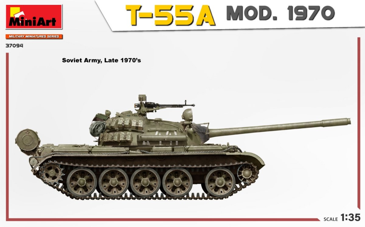 MiniArt 37094 T-55A MOD. 1970 INTERIOR KIT 1/35 – immagine 2