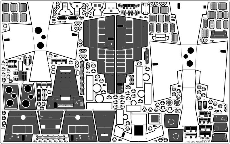 Pontos 35028F1 USS DDG-92 Momsen Flight IIa Detail Up Set 1/350 – immagine 22