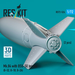 RESKIT RS72-0526 Mk.84 with BSU-50 bombs (2 pcs) (3D Printed) 1/72 – immagine 3