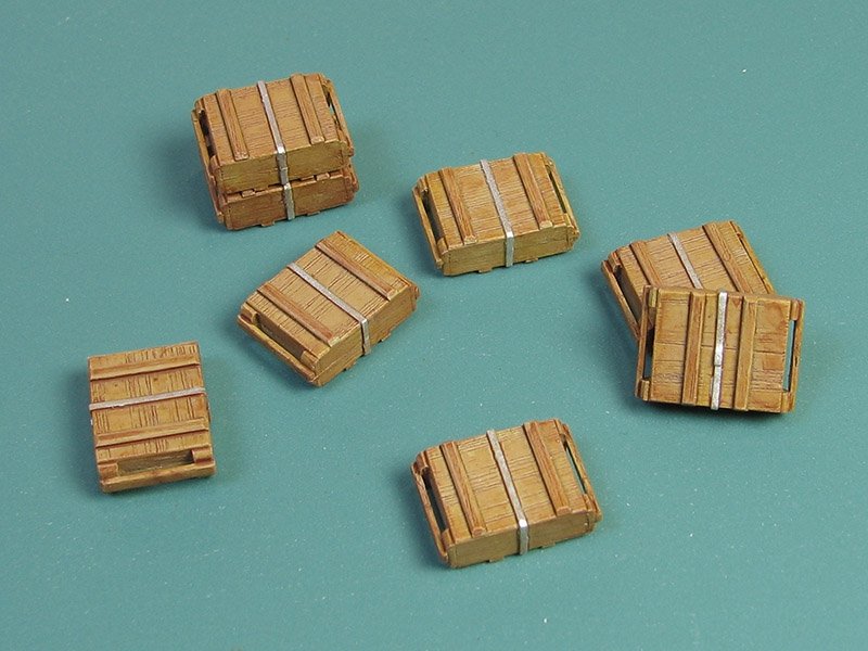 Eureka XXL E-036 Modern Russian Ammo Crates Type II for 7,62mm Ammo (for AK-47 Kalashnikov) 1/35 – immagine 4
