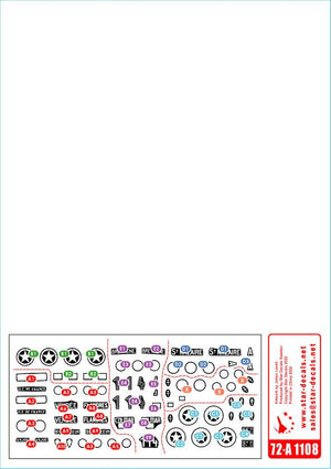 Star Decals 72-A1108 FFI # 1 Captured German tanks. French Resistance - Forces Françaises de l&amp;#39;Intérieur 1/72 – immagine 2