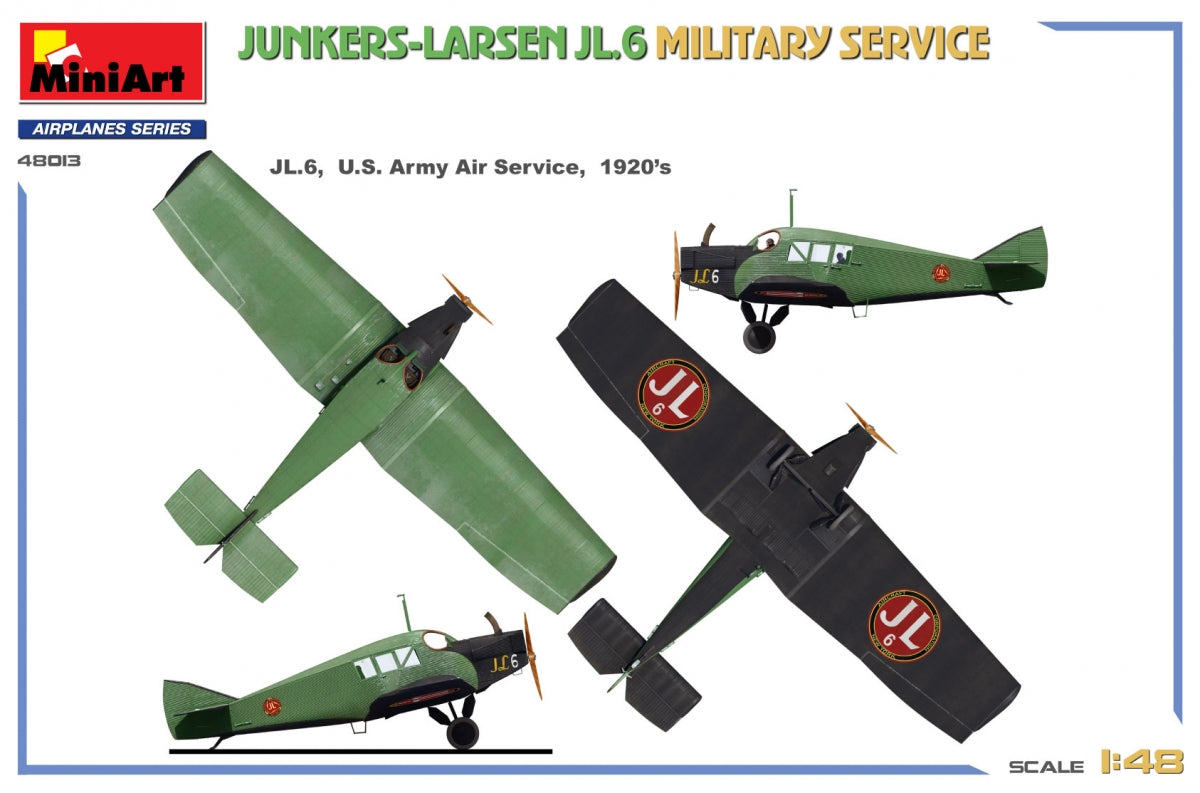 MiniArt 48013 Junkers-Larsen JL.6 1/48 – immagine 3